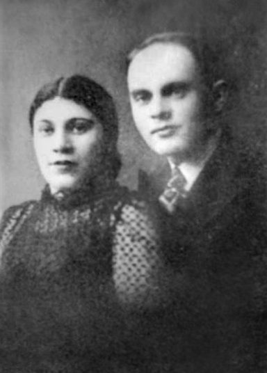 Fotografía de Zalman Gradowski y su esposa